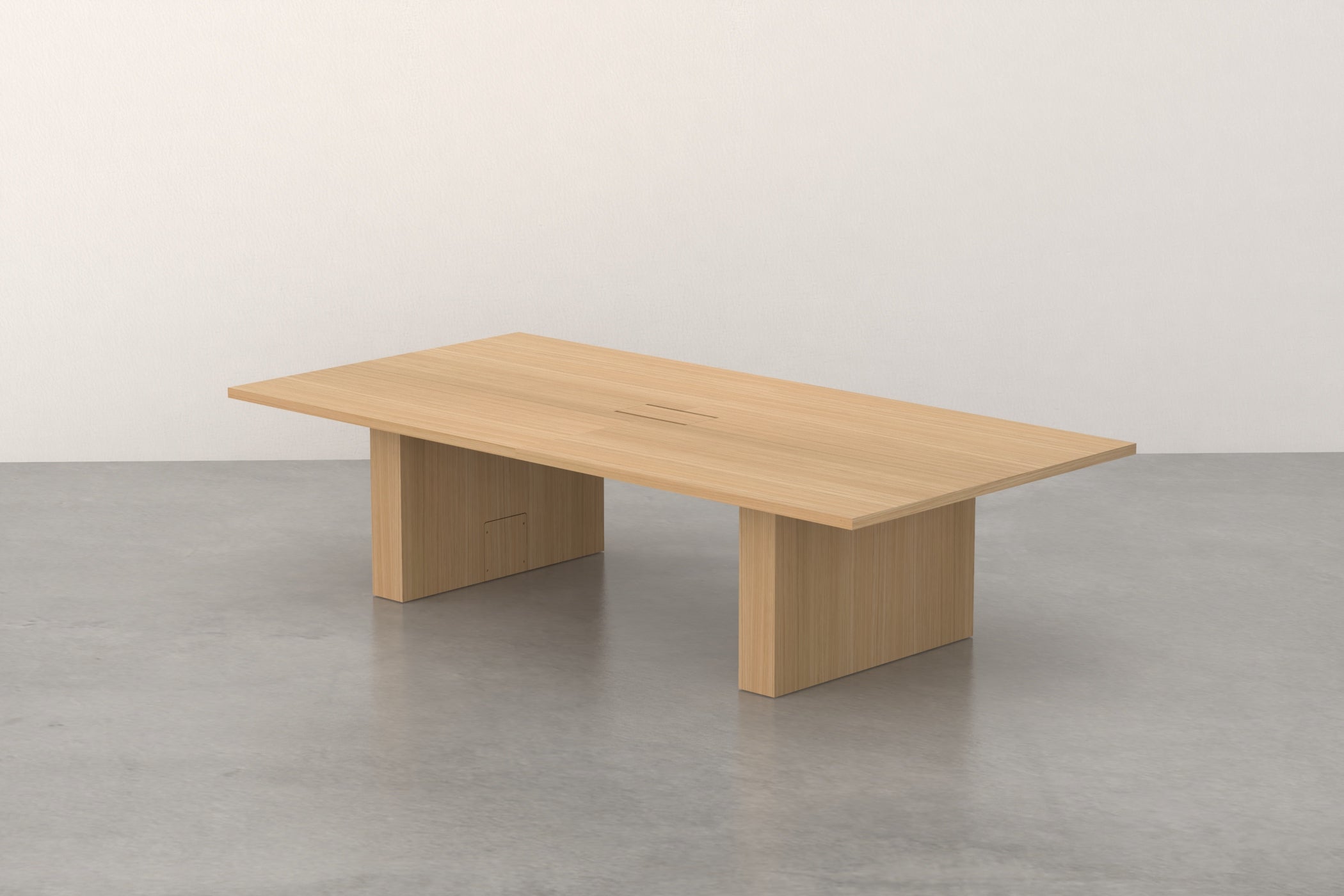 Block Base Conference Table